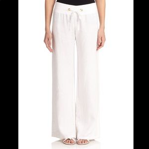 Lilly Pulitzer white linen pants